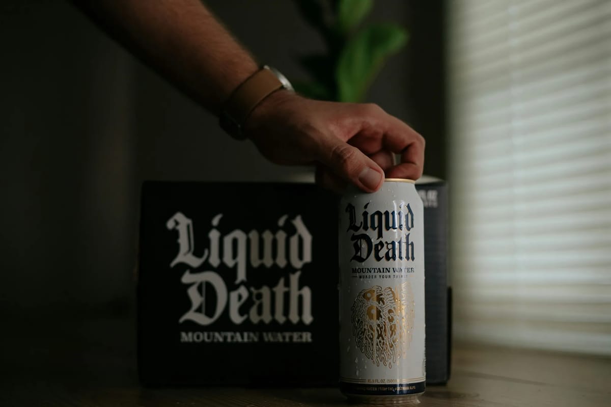 liquid death can